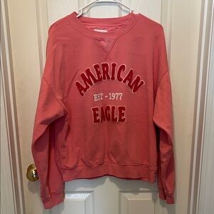 American Eagle Coral Pink Sweatshirt